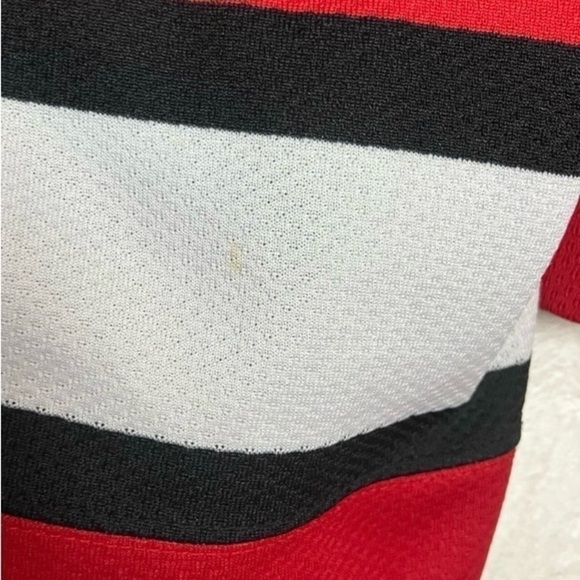 Vintage Planet Hollywood hockey Jersey Mens Size XL Black Red White 90s Logo - Picture 9 of 9